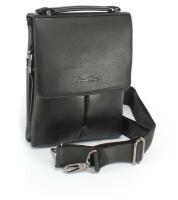 Мужская сумка-планшет из экокожи Cantlor L3012S-5 чёрная