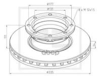 PE AUTOMOTIVE 01666300A 016.663-00A_диск торм.!335x34/111 8xM12x1.5 \MB ATEGO 612/4/5.812/4/5.712/5.812-23.917/23