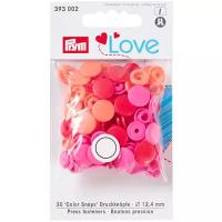 Кнопки Prym Кнопки непришивные Love - Color Snaps (3930**) 12 мм, 30 шт., красный