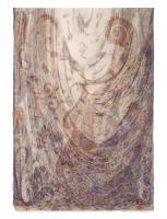 Палантин шерстяной Павловопосадские платки 10064 Галактика 13, бежевый, 80 х 230 см