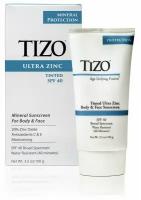 TIZO (США) Крем солнцезащитный для лица и тела с оттенком TiZO Ultra Zinc SPF 40 Tinted, 100 г