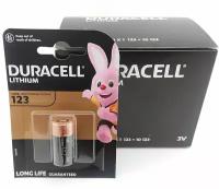 Батарейки (10шт) DURACELL CR123 3В литиевые (бл/1)