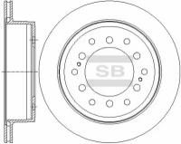 Диск Тормозной Задний Toyota Lc Prado J150 /Vent D=312Mm Sangsin Brake Sd4027 Sangsin brake арт. SD4027