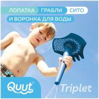 Многофункциональная игрушка для песка и снега Quut Triplet. Глубокий синий