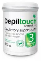 DEPILTOUCH PROFESSIONAL Medium Сахарная паста для депиляции 3 средняя, 330 г