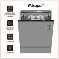 Встраиваемая посудомоечная машина Weissgauff BDW 6039 DC Inverter, серебристый