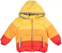 Куртка playToday, размер 80, желтый, оранжевый