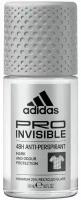 Дезодорант Adidas PRO INVISIBLE шариковый антиперспирант мужской 48H, 50 мл (Финляндия)