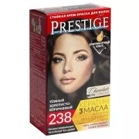 VIP's Prestige Бриллиантовый блеск стойкая крем-краска для волос, 238 - темный золотисто-коричневый