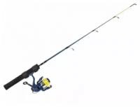 Зимняя удочка с катушкой Rapala и намотанной леской Sufix SquallIce Combo 28"/71cm Medium