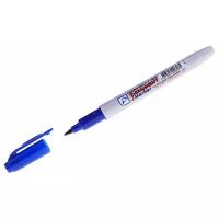 Перманентный маркер Crown Multi Marker Super Slim P-505F, пулевидный наконечник, 1 мм, синий {207903}