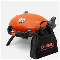 Газовый гриль O-Grill500M black-orange + адаптер тип А + сумка в подарок