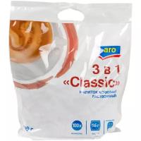 Кофе растворимыййный напиток ARO 3 в 1 Classic, в пакетиках, 16 г × 100 шт