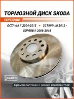 Тормозной диск варсо, 1K0615301К передний для SKODA