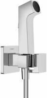 Гигиенический душ Hansgrohe Bidette Cube 1jet E, встраиваемая часть в комплекте, хром