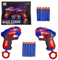 Набор Zecong Toys Blase Storm Mini Crack (ZC7072), 6 см, синий/красный