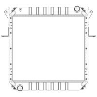 Радиатор охлаждения для а/м МАЗ 4370 "Зубренок" Deutz/Cummins ISF3.8/Д-245 Е3 LUZAR