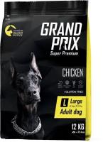 Сухой корм для собак крупных пород GRAND PRIX Large Adult dog с курицей, 12 кг