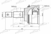 ШРУС наружный TOYOTA LAND CRUISER PRADO 120 02-09