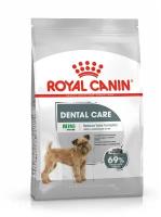 Корм сухой ROYAL CANIN MINI DENTAL CARE 1 кг для собак мелких пород с повышенной чувствительностью зубов 1кг х 2 шт