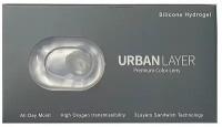 Цветные контактные линзы Urban Layer Monet Gray 12 месяцев, -4.75 / 14.5 / 8.8, голубой, серый, 2 шт