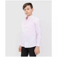 Школьная рубашка Button Blue, размер 122, розовый