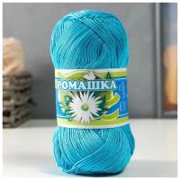 Нитки вязальные "Ромашка" 320м/75гр 100% мерсеризованный хлопок цвет 3006