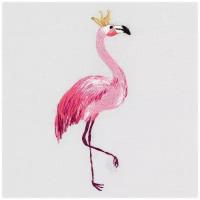 PANNA Набор для вышивания гладью Живая картина. Фламинго 4 x 10.5 см, JK-2178