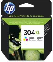 Струйный картридж HP 304XL, цветной большой емкости