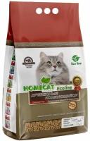 HOMECAT Ecoline 18 л древесный комкующийся наполнитель для кошачьих туалетов