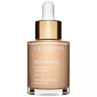 Clarins Увлажняющий тональный крем с легким покрытием Skin Illusion, SPF 15