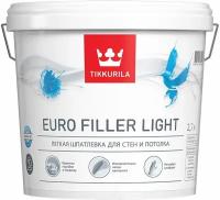 Шпатлевка финишная акриловая Tikkurila Euro Filler Light белая 2,7 л