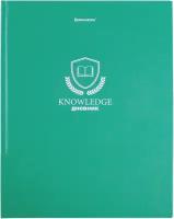 Дневник Brauberg 5-11 класс, 48 листов, твердый, глянцевая ламинация, с подсказом, "Knowledge"