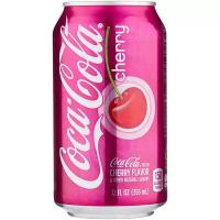 Напиток газированный Coca-Cola Cherry, Кока-Кола Черри Вишня, 0.355 л, банка