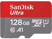 128GB Карта памяти MicroSD SANDISK Class 10 Ultra UHS-I (100 Mb/s) без адаптера (SDSQUNR-128G-GN3MN)