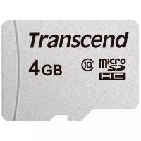 Карта памяти 4Gb MicroSD Transcend (TS4GUSD300S)