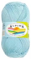 Пряжа ALPINA "BABY SUPER SOFT" 50% хлопок, 50% бамбук 10 шт. х50г 150м №08 светло-голубой