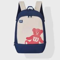 Теннисный рюкзак Wilson BEAR BACKPACK Navy/Pink CANVAS