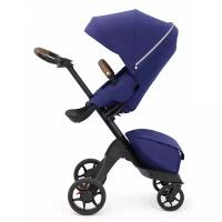 Прогулочная коляска Stokke Xplory X, royal blue, цвет шасси: черный