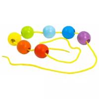 Развивающая игрушка Alatoys Шарики радуга ШН32, разноцветный