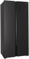 Холодильник NORDFROST RFS 480D NFB отдельностоящий, Side-by-Side, Total No Frost, 476 л объем, графитовый