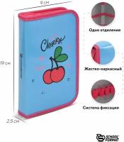 Пенал-книжка без наполнения CHERRIES 115х190х35мм Schoolformat