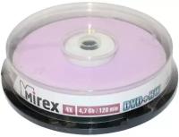 Диски Mirex DVD+RW Cake Box (10 шт.) 4.7Gb 4x (UL130022A4L)