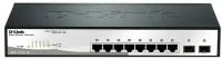 Коммутатор D-link DGS-1210-10/F1A 8x10/100/1000Mbps, 2xSFP, WebSmart, 19'