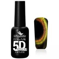 Dona Jerdona, Гель-лак Cat's Eye 5D №011, Темный изумруд