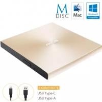 Внешний оптический накопитель Asus ZenDrive U9M USB 2.0, USB type C, Gold (SDRW-08U9M-U/GOLD/G/AS/P2G)