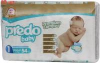 Подгузники Predo baby №1 2-5кг 54шт (10 шт.)