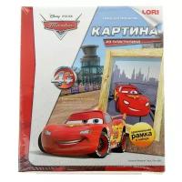 Пластилин LORI Картина из пластилина - Молния Маккуин (Пкд-006) 6 цв