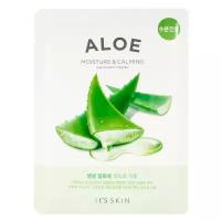 Успокаивающая тканевая маска с алоэ вера The Fresh Aloe Mask Sheet It's Skin, 1 шт/упк