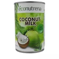 Кокосовое молоко, жирность 17%, ж/б ORGANIC | Econutrena 400мл
